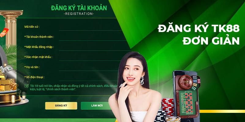 Điều kiện cần có để đăng ký TK88